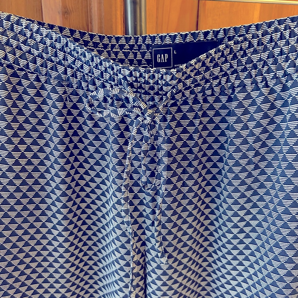 Drawstring Geometric Pants - Picture 2 of 6